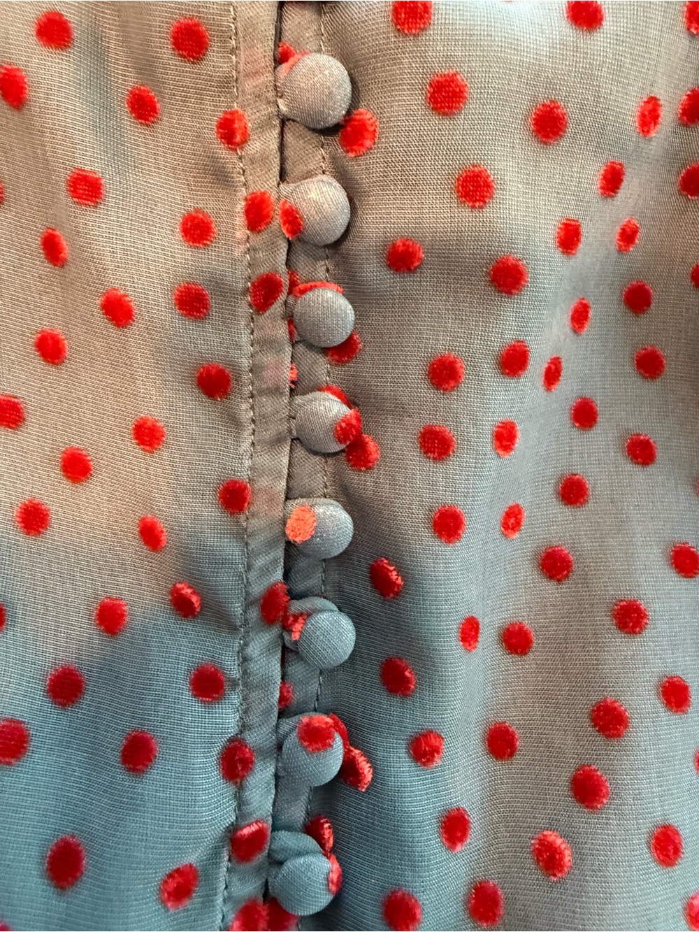 Rat & Boa Othilia Polka Dot Mini Dress Purple Balloon Sleeve Dress Medium - Picture 9 of 12